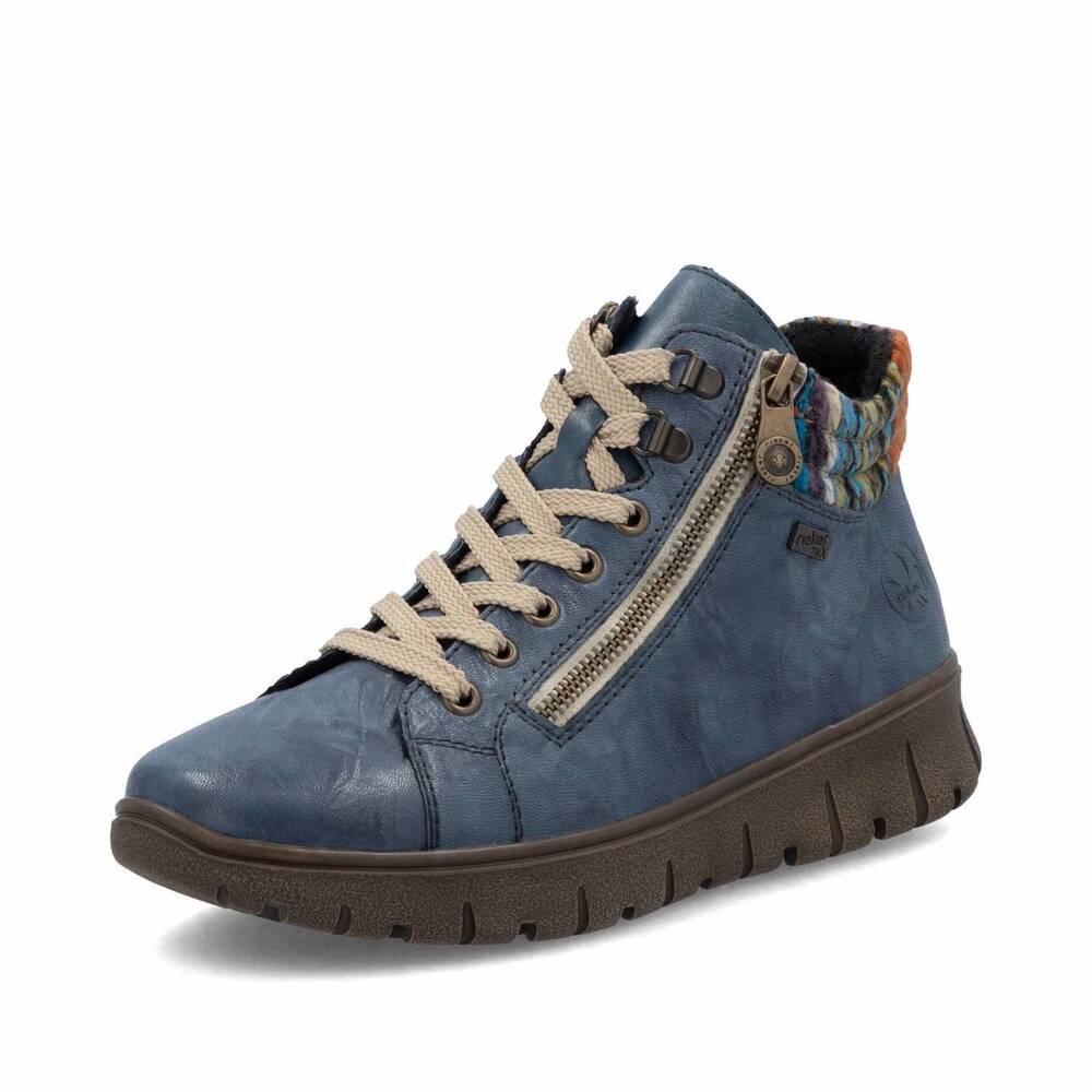 NEW RIEKER women's ankle boots in baltik/orange